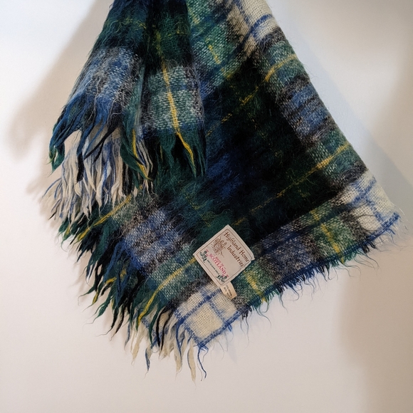 Mohair and Wool blanket scarf - Picture 1 of 4